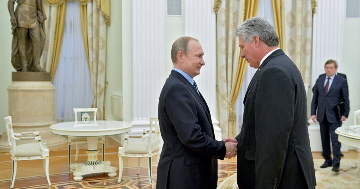El presidente Putin con Miguel Díaz-Canel en una imagen de archivo © Sputnik / Alexéi Druzhinin