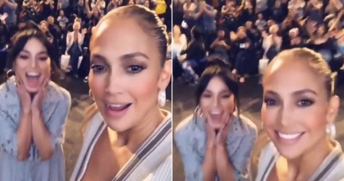 Jennifer Lopez y Vanessa Hudgens en la primera proyección de "Second Act" © Instagram / Jennifer Lopez