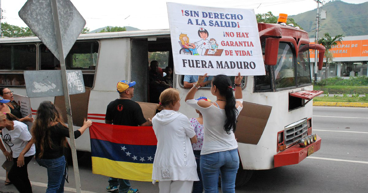 Una asociación pide derecho a salud en Venezuela. © Twitter / Asociación Civil de Movimientos Sociales del Estado Carabobo