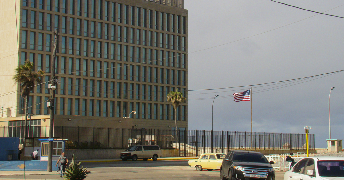 Embajada de EE UU en La Habana. © CiberCuba