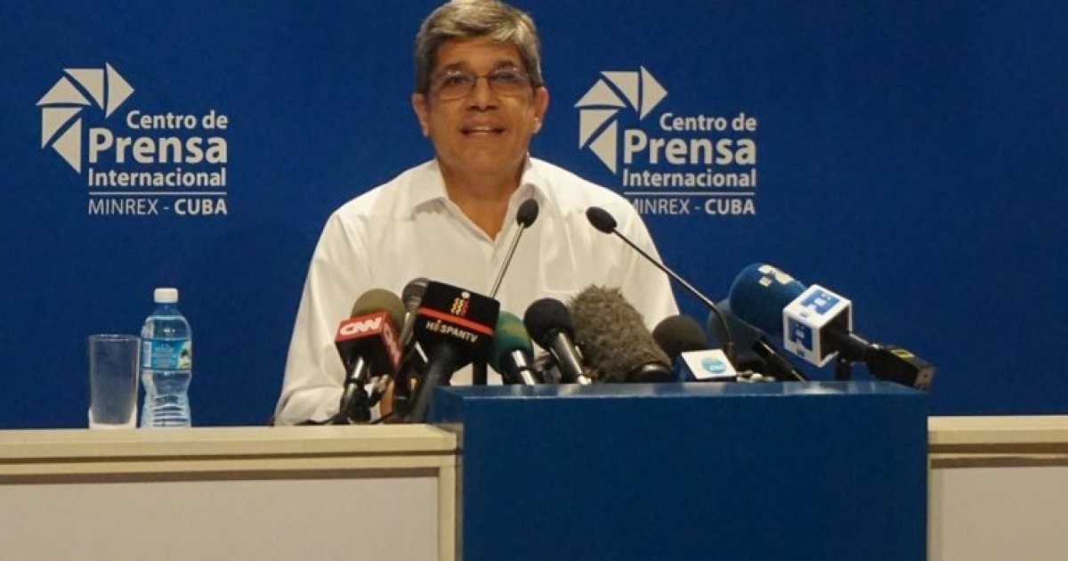 Carlos Fernández de Cossío, director general de Estados Unidos del Minrex © Cancillería de Cuba/ Twitter