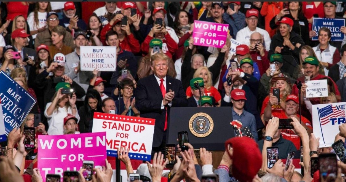 Donald Trump en un acto de campaña © Donald J. Trump/ Twitter