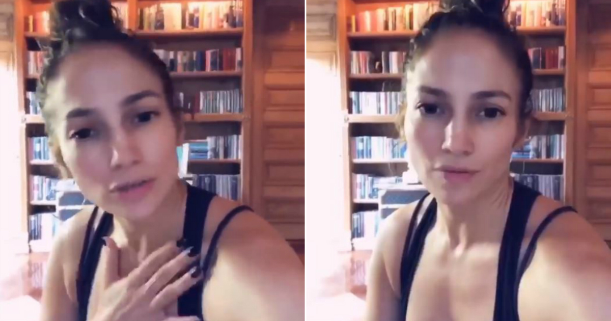 Jennifer Lopez envía un comprometido mensaje a sus seguidores © Instagram / Jennifer Lopez