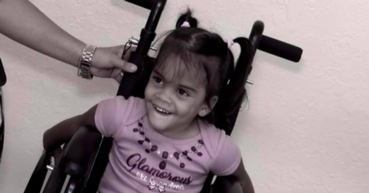 La niña cubana Alexa Prieto © Facebook/Alexis Boentes - Telemundo Tampa