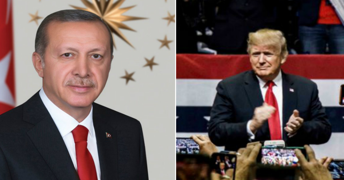 Erdogán y Trump han hablado de la posible respuesta ante la muerte del periodista Jamal Khashoggi. © Twitter / Recep Tayyip Erdogan / Donald Trump