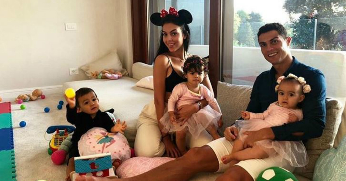 Cristiano Ronaldo junto a su familia en Italia © Instagram / Cristiano Ronaldo
