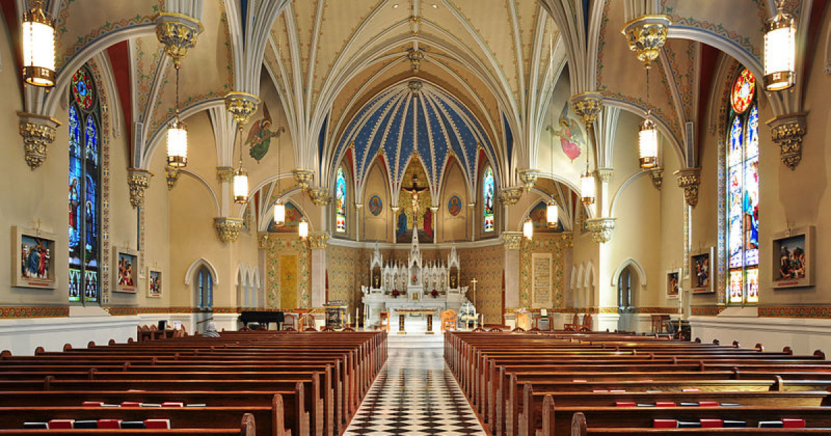 Imagen referencial de una iglesia católica en EE.UU © Wikipedia