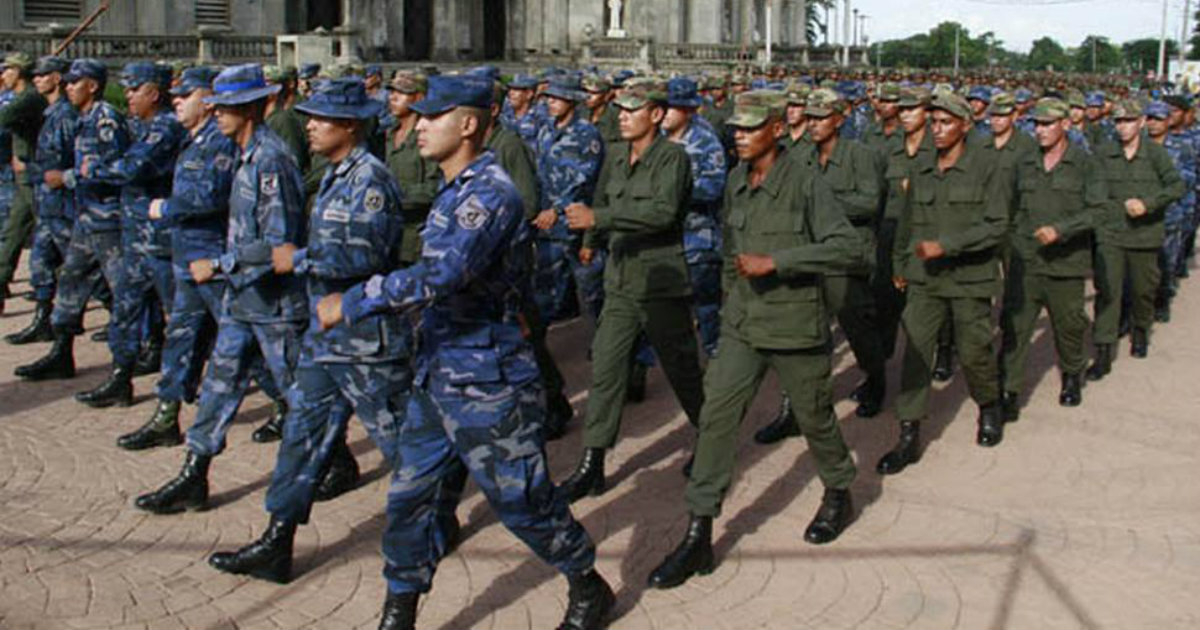 Militares nicaragüenses © Twitter/EjércitoNic