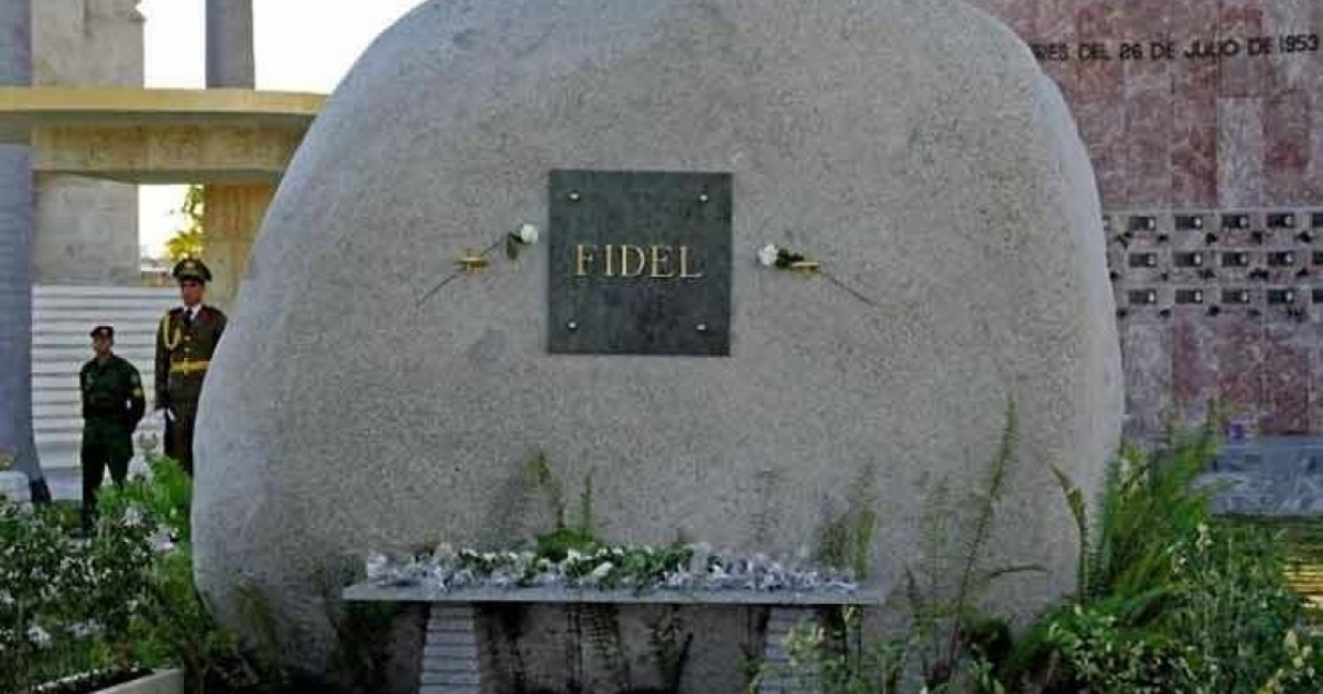 Piedra-tumba de Fidel Castro © Prensa Latina