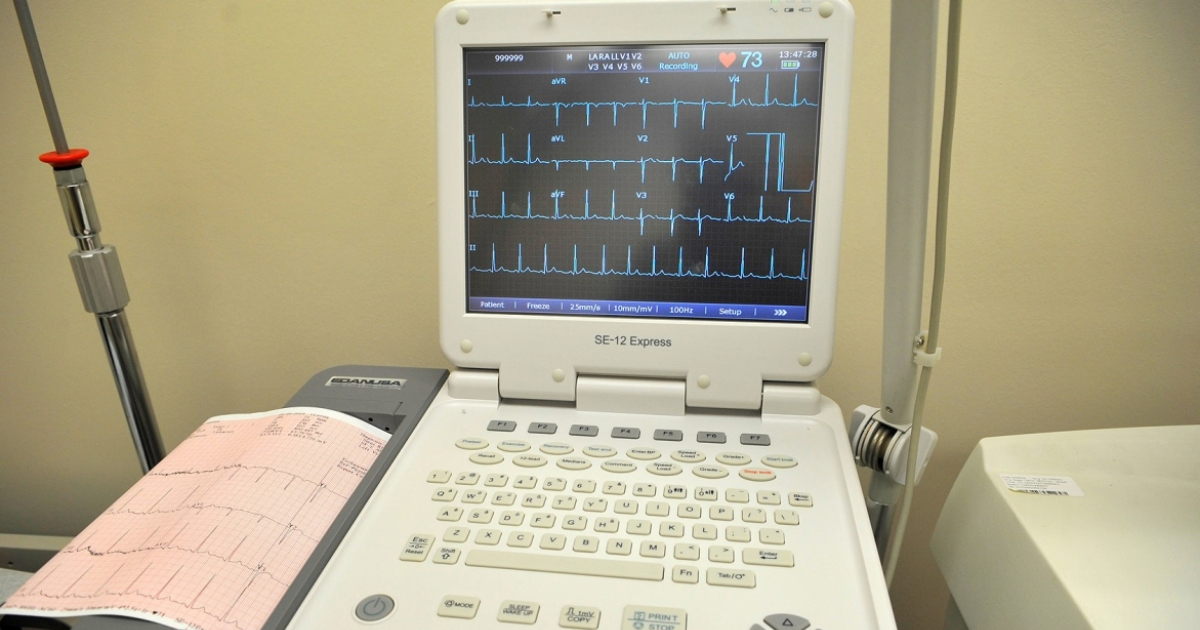 Monitor de latidos del corazón. © Air Force Medical Service