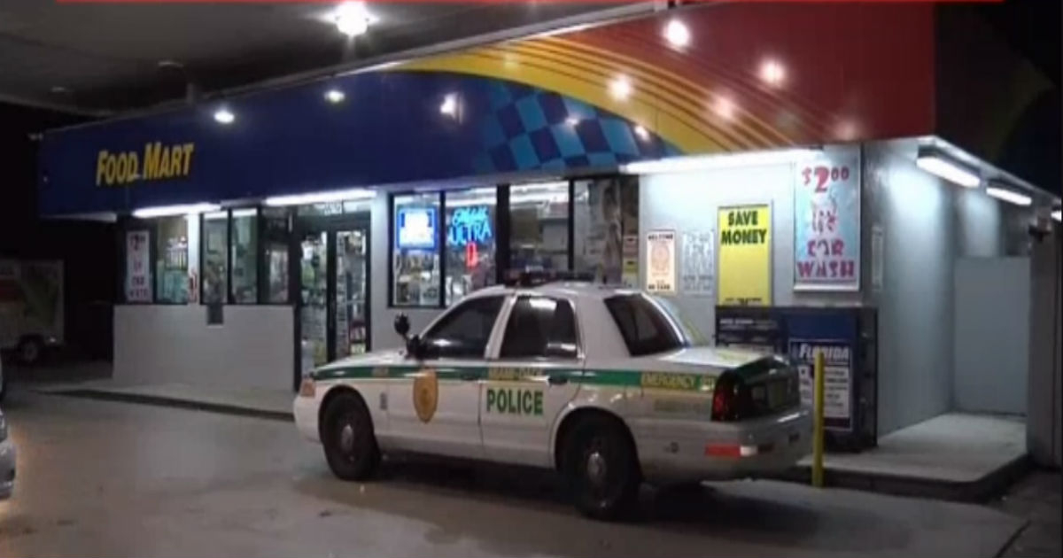 Gasolinera Sunoco en el suroeste de Miami-Dade © Captura de vídeo / WSVN 7 News