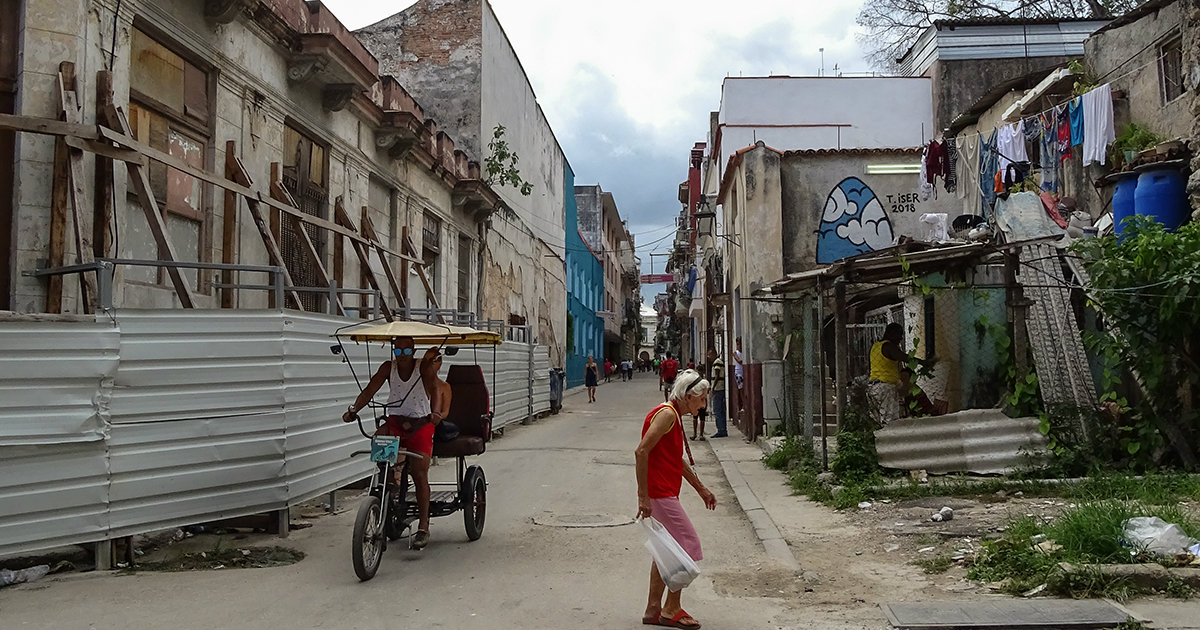 Calles y edificios destruidos en La Habana © CiberCuba