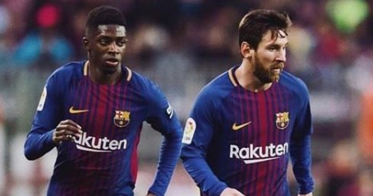 Dembélé y Messi © Dembélé / Instagram