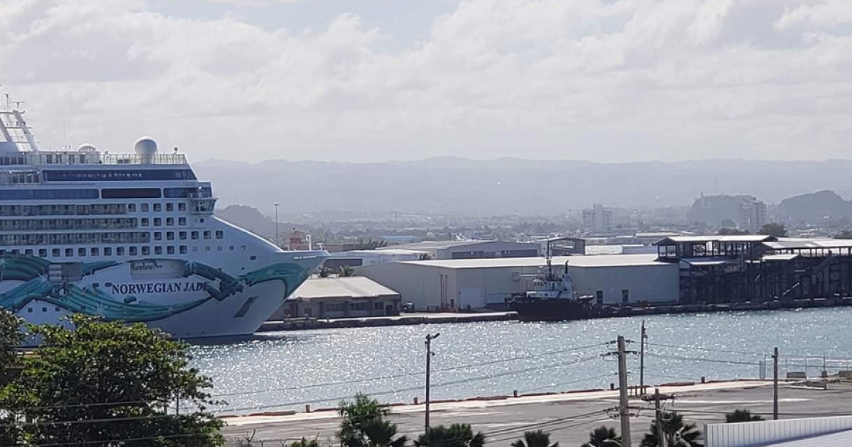 Crucero "Norwegian Jade" en Puerto Rico © Twitter / @CrucerosPR