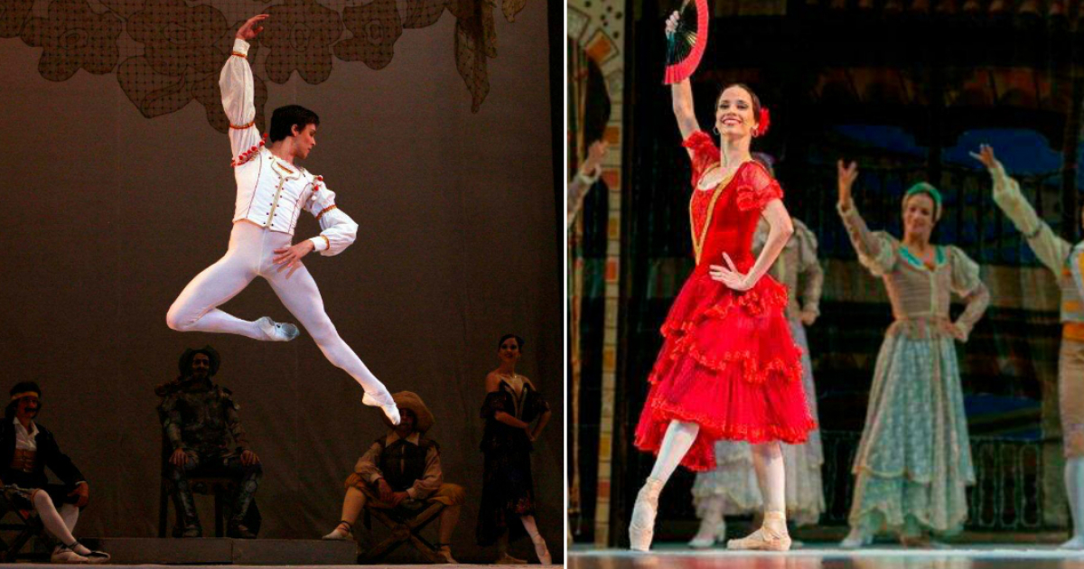 Los bailarines Grettel Morejón y Dani Hernandez presentaron Don Quijote en China. © Facebook / Ballet Nacional de Cuba