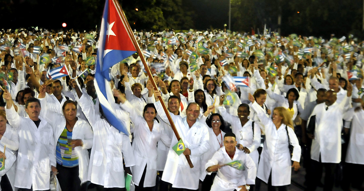 Médicos cubanos de "Mais Médicos" © Cubadebate
