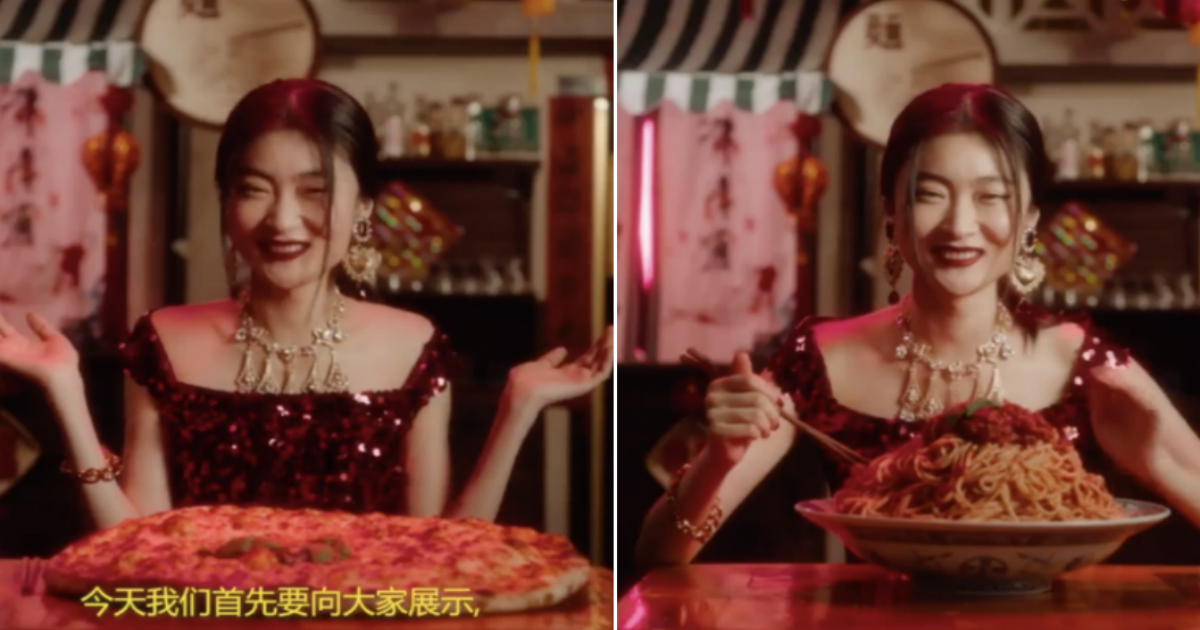 Campaña de Dolce & Gabbana en China. © Instagram Dolce & Gabbana