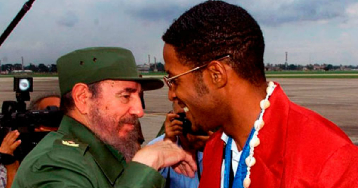 Fidel Castro y Javier Sotomayor. © ACN