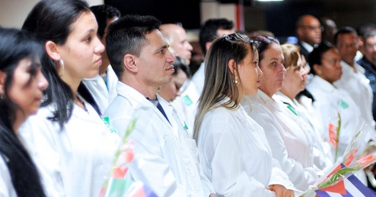 Médicos cubanos que llegan de Brasil © Juventud Rebelde/ Abel Rojas