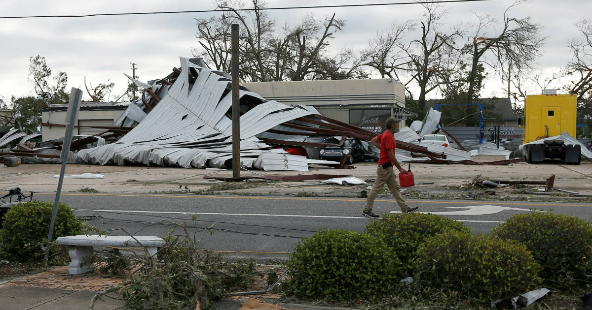 Destrucción tras el paso del ciclón Michael por Florida © REUTERS/Jonathan Bachman