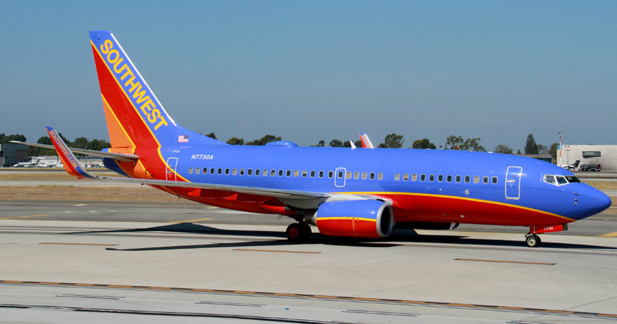 Avión de Southwest © Wikimedia