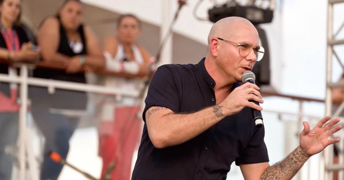 El cantante Armando Christian Pérez, conocido como Pitbull. © Pitbull / Facebook