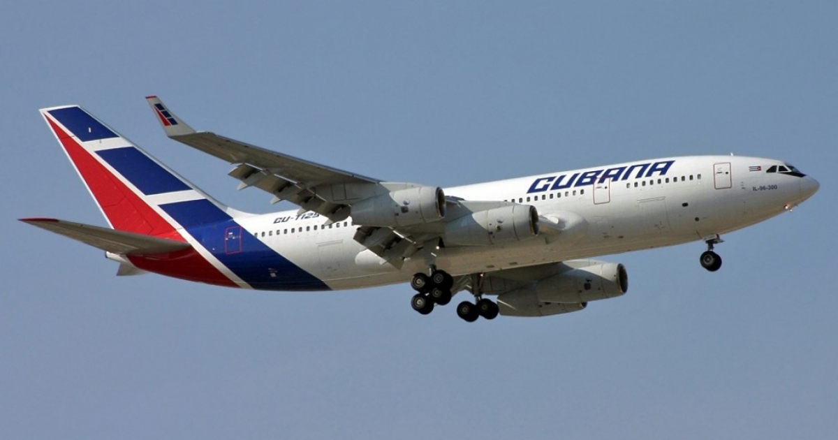 Avión de Cubana. © Wikimedia Commons