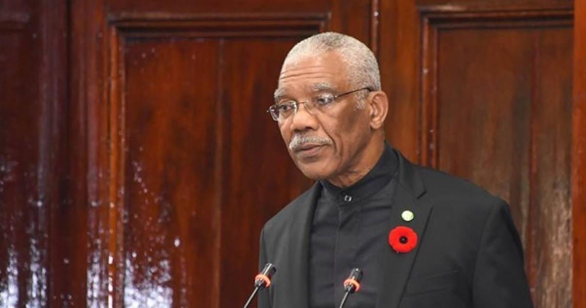 David Granger, presidente de Guyana © Guyana Press