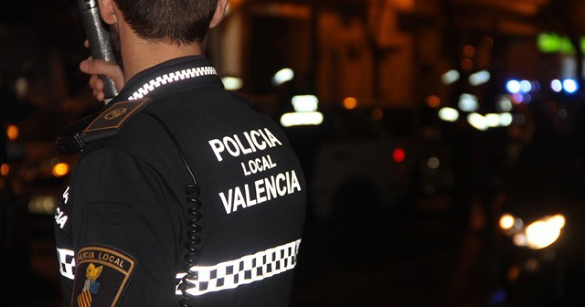 Policía de Valencia © Twitter / @policialocalvlc