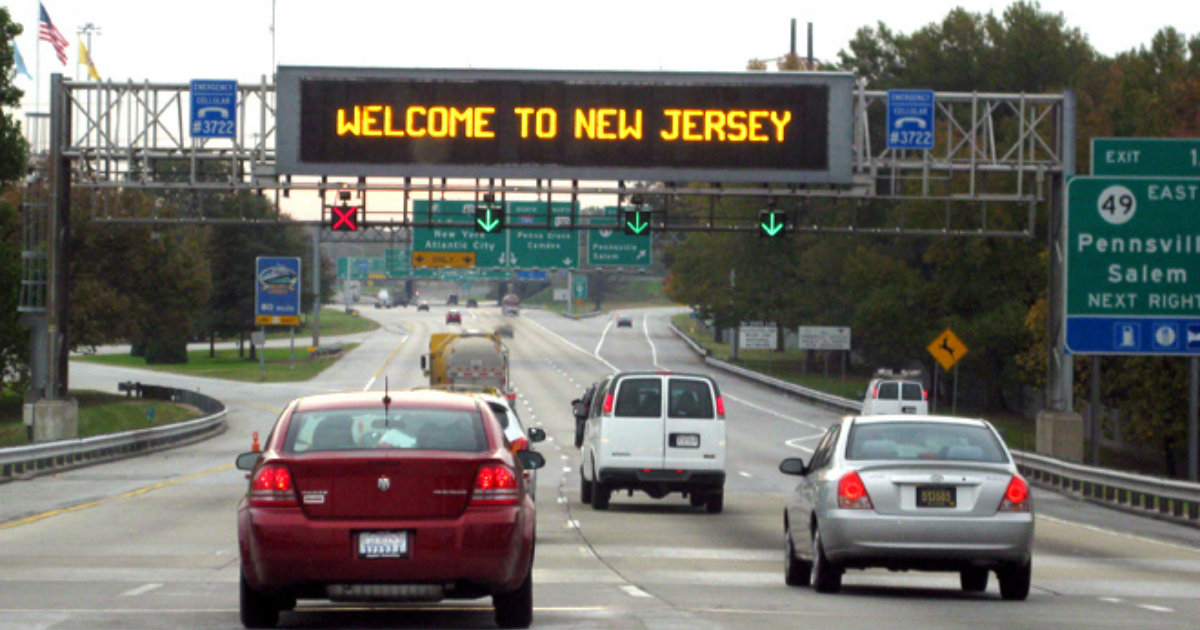 Una de las entradas al estado de New Jersey © Flickr/Bankbryan