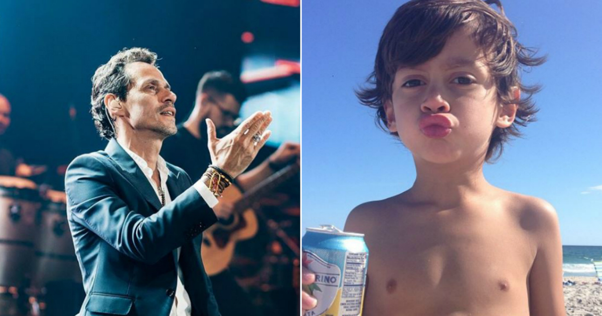 Marc Anthony y su hijo Max. © Instagram / Marc Anthony y Jennifer Lopez