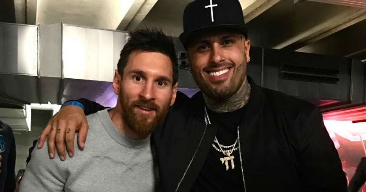 Leo Messi y Nicky Jam © Instagram / Nicky Jam
