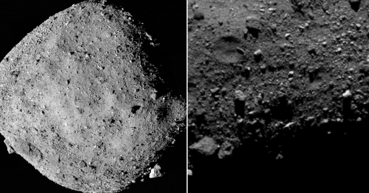 El asteroide Bennu, captado por la nave espacial OSIRIS-REx de la NASA. © Twitter / NASA's OSIRIS-REx