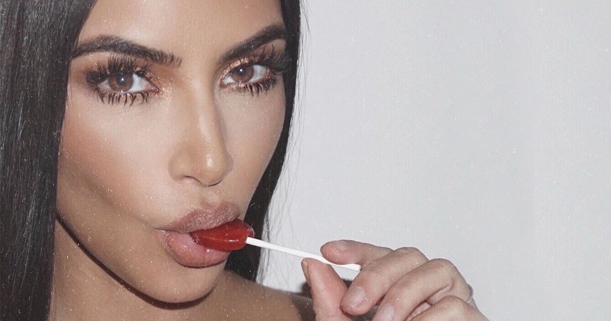 Kim Kardashian escote © Instagram / Kim Kardashian