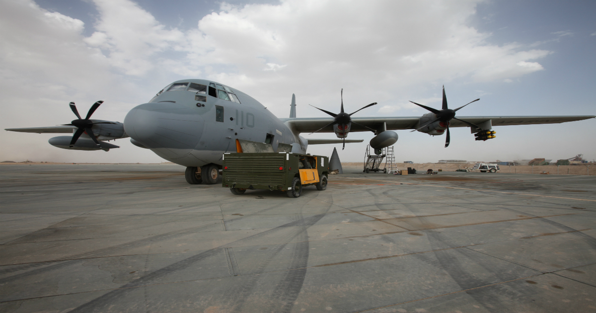 Hércules KC-130 (imagen de referencia) © Wikimedia / Cpl. Samantha H. Arrington