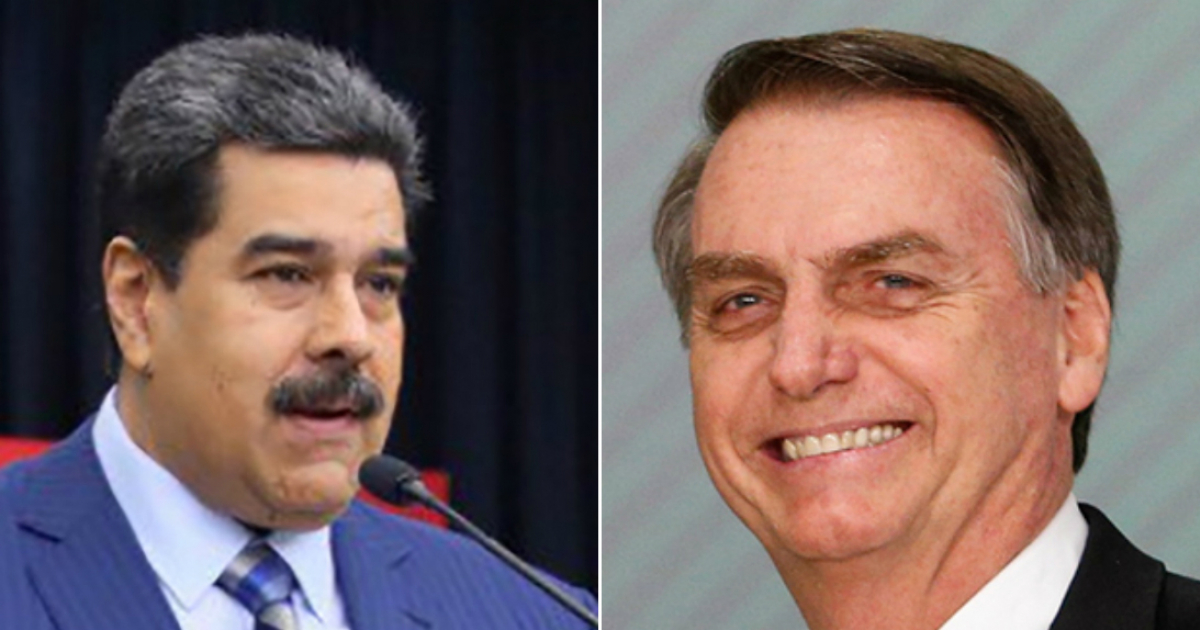 Nicolás Maduro y Jair Bolsonaro © Twitter de ambos presidentes