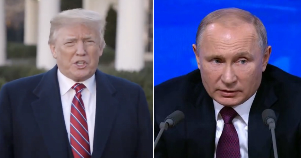 Los presidentes de Estados Unidos y Rusia. © Twitter / Donald Trump / RT