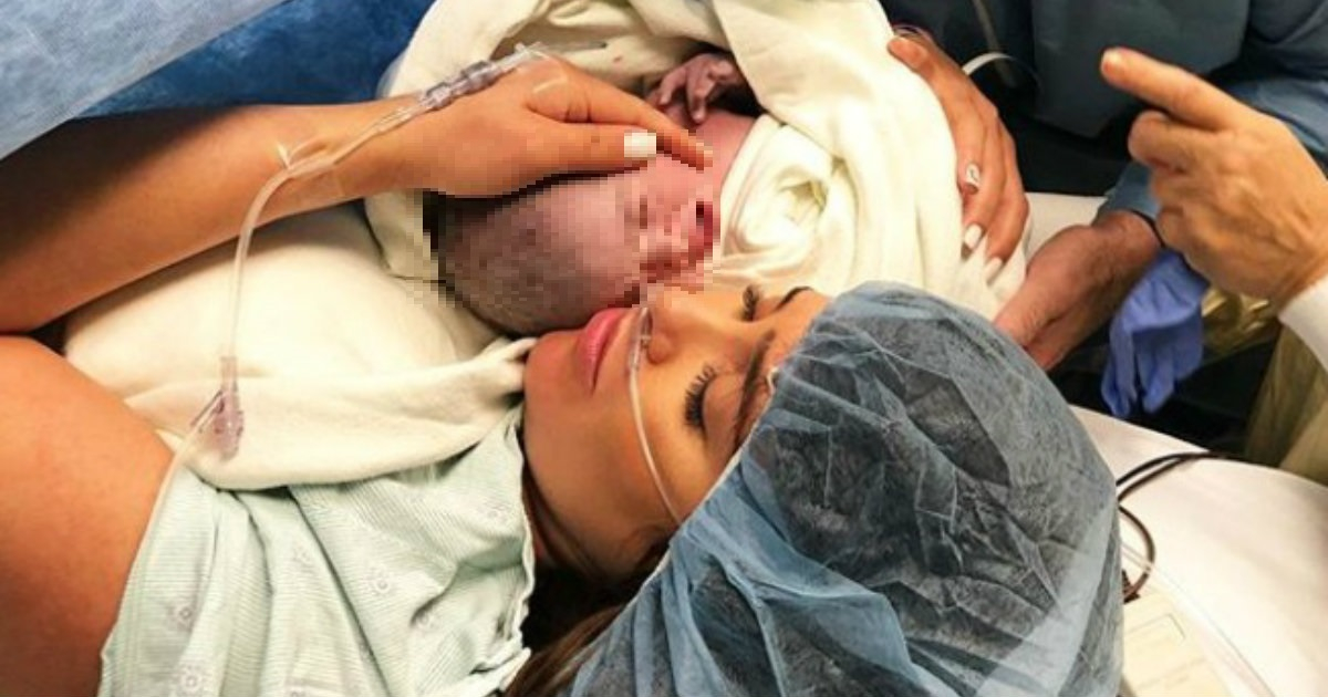 Nace Sarah Marie, la segunda hija de Aly Sánchez © Instagram / Aly Sanchez