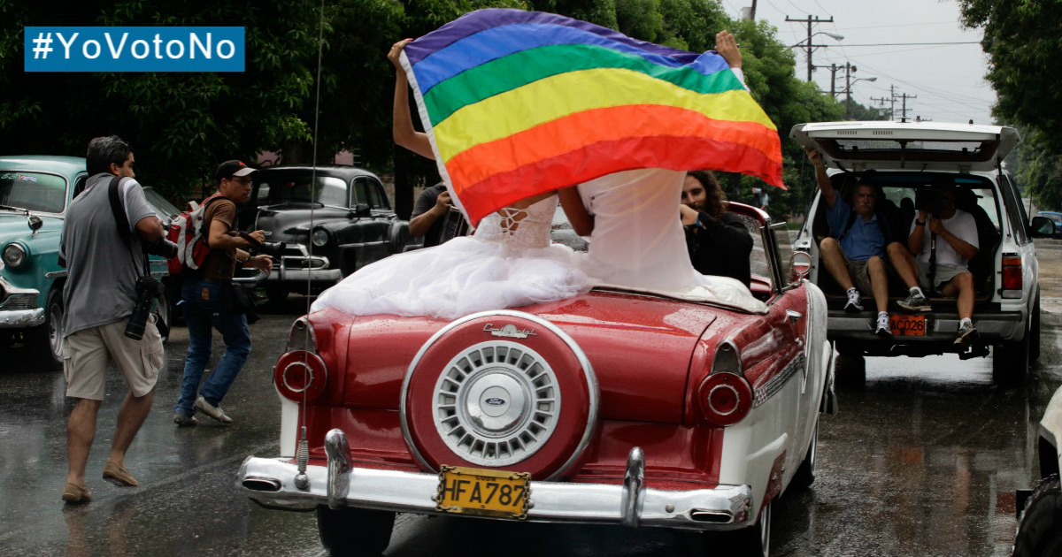 Único matrimonio gay legal en Cuba. © Reuters