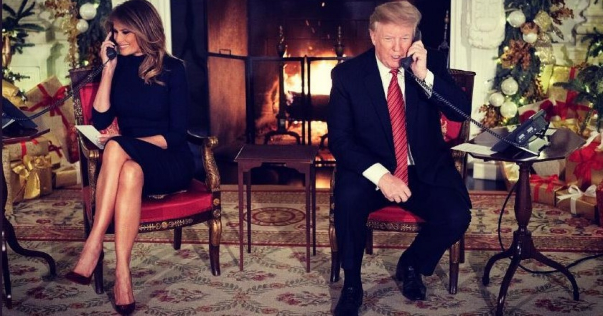 Donald Trump y su esposa Melania © Melania Trump/ Twitter