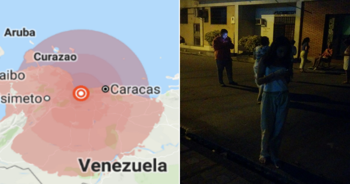 Ciudadanos en el centro de las calles en la ciudad de Valencia, Venezuela © Google Maps / Twitter / Peter Cass
