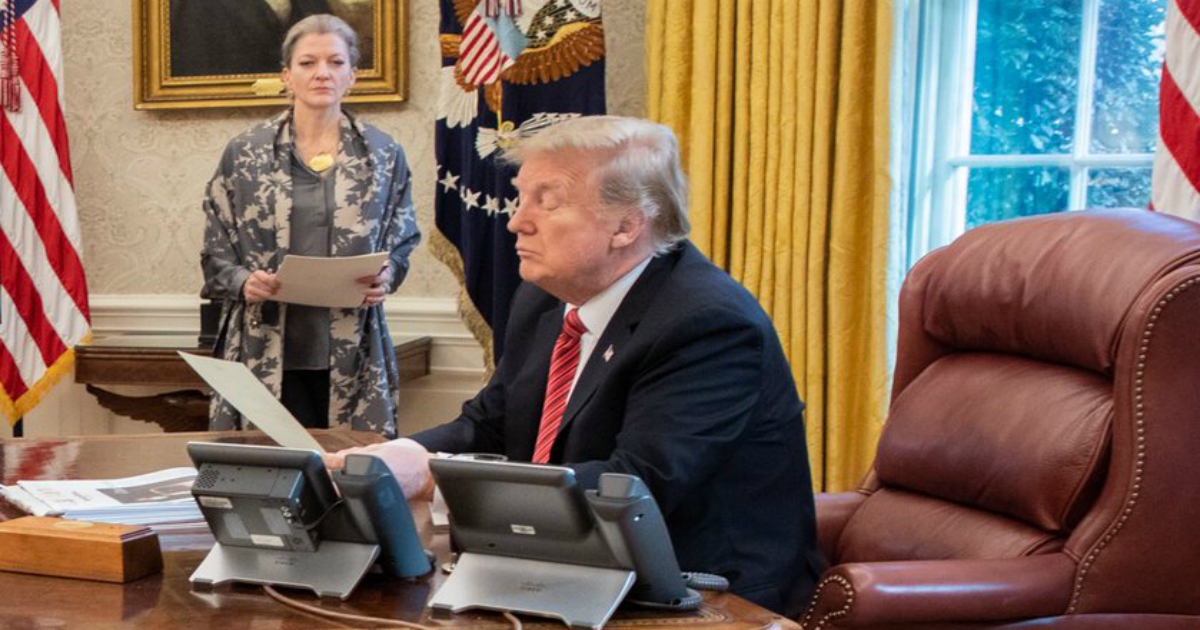 Donald Trump, en la Casa Blanca © Twitter / Donald Trump