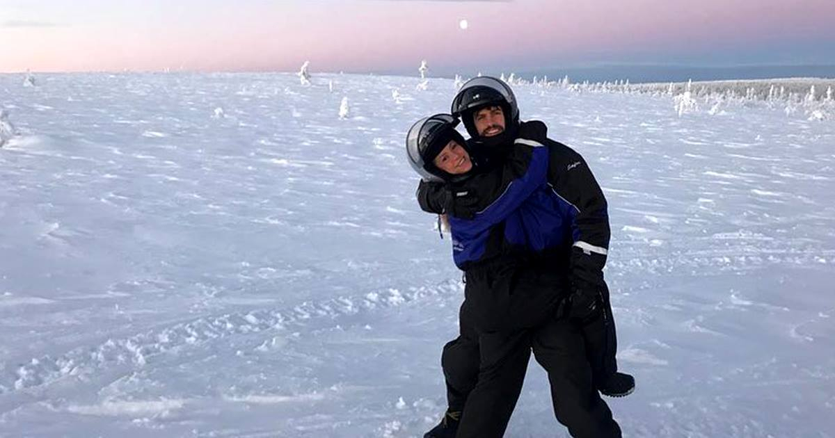 Shakira y Piqué, en la nieve. © Instagram / Shakira