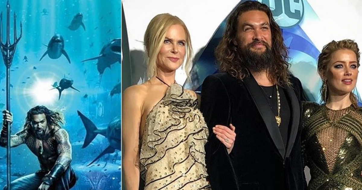 Poster y actores principales de Aquaman © Instagram / Aquaman
