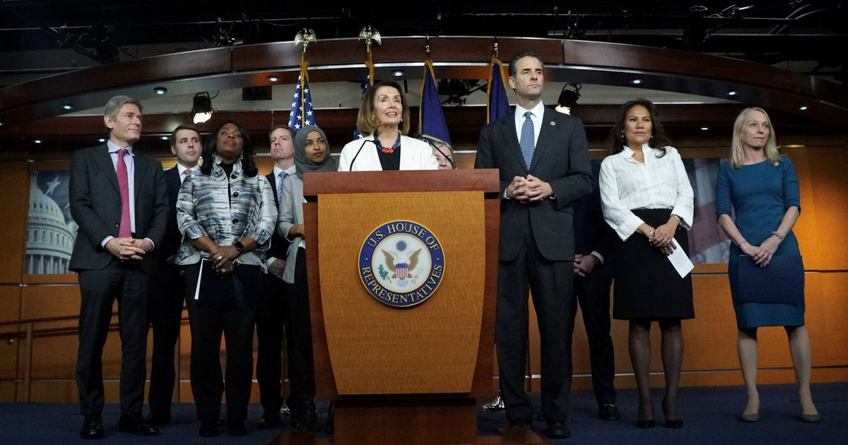 Nancy Pelosi (c) lidera la Cámara baja en EE.UU. © Nacy Pelosi / Twitter