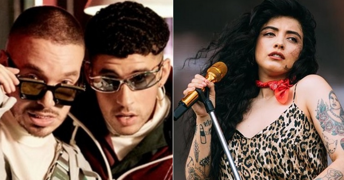 J Balvin, Bad Bunny y Mon Laferte © Instagram de los artistas