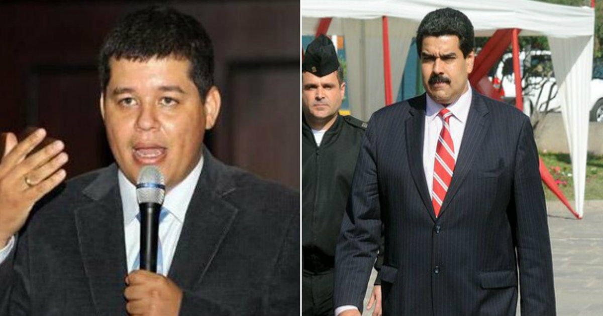 Christian Zerpa y Nicolás Maduro © Twitter @alexandrafranco / Wkimedia Congreso de la República del Perú