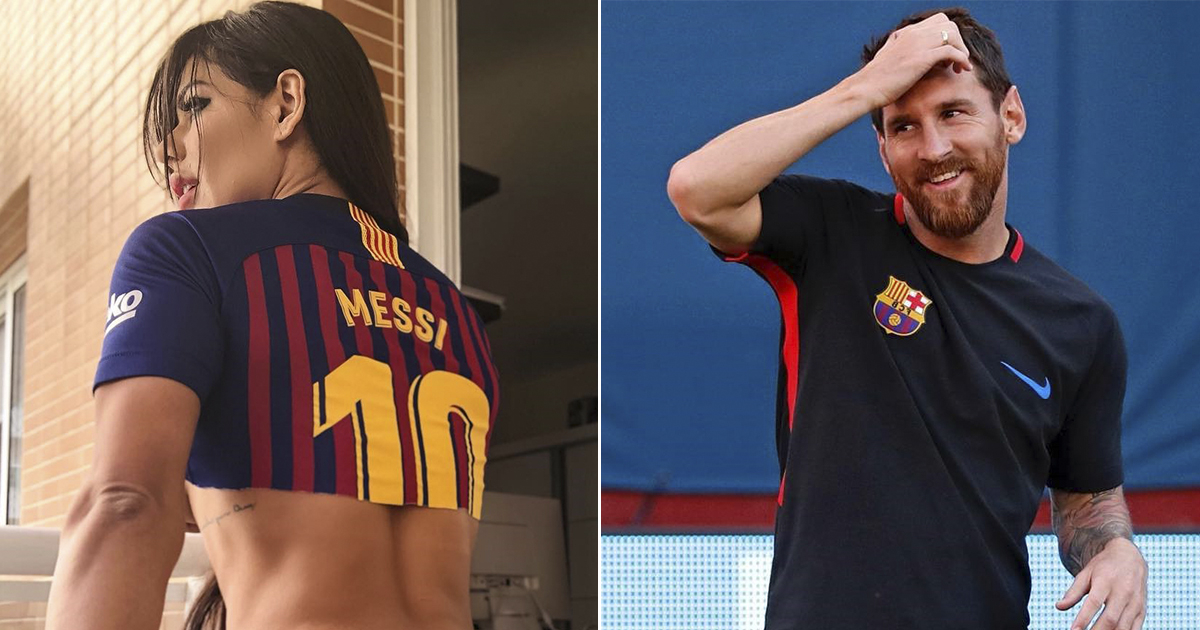 Susy Cortez y Messi © Instagram / Susy Cortez / Messi