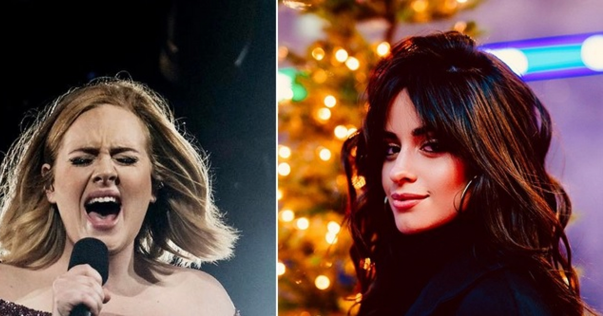 Adele y Camila Cabello © Instagram de las artistas