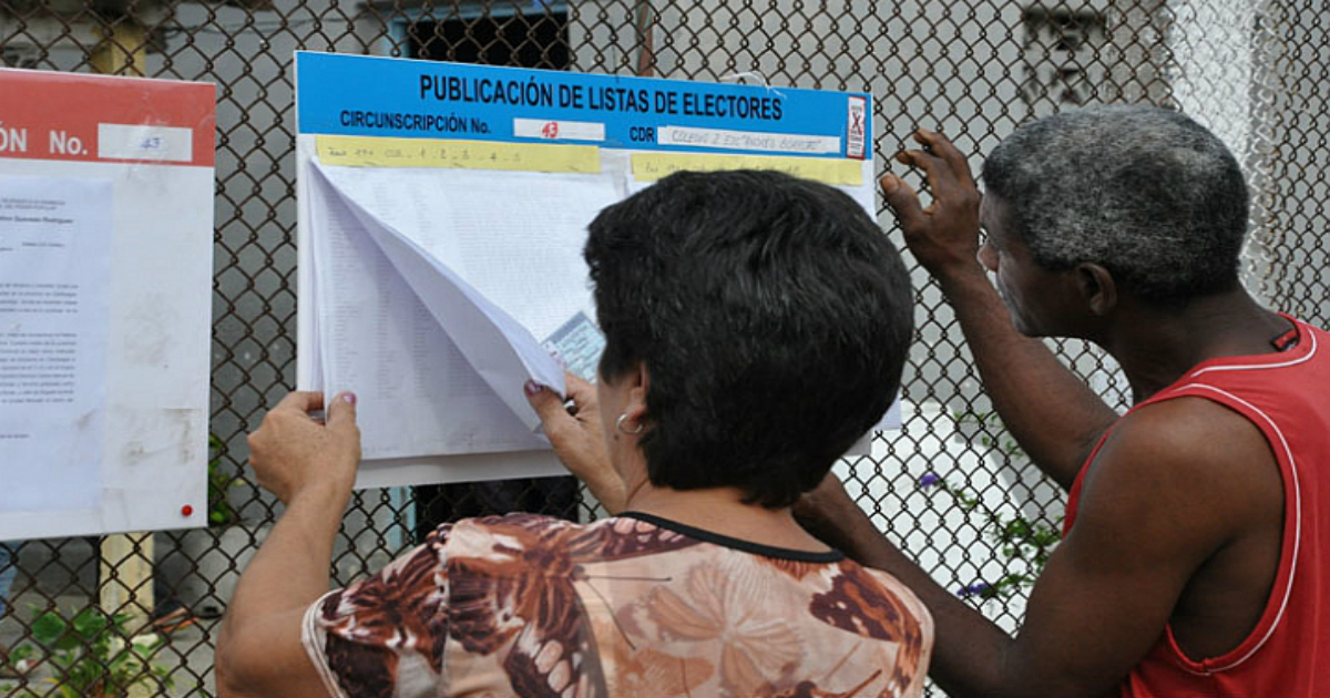Lista de electores © Prensa Latina